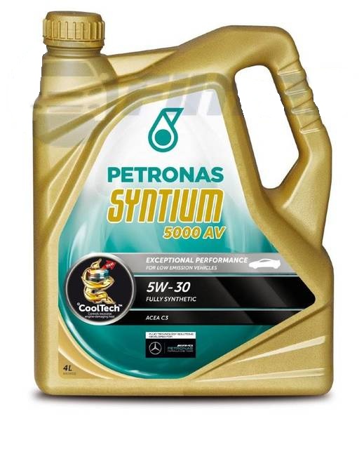 Масло моторное синтетическое - Petronas Syntium 5000 AV 5W-30 4л